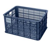 Basil Crate L Front Basket Bleu Blue