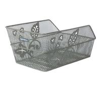 Basil Cento Rear Basket Noir Olive Flowers