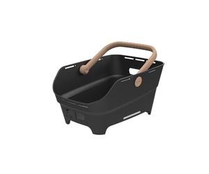 Basil Cento Neo Panier de vélo arrière, 21 l, en Plastique recyclé, réfléchissant, 46,9 x 23,7 x 14,1 cm