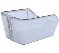 Basil Cento Panier arrière WSL 46x34x25,5cm, bleu argent, mailles serrées, bleu/argent
