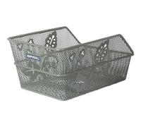 Basil Cento S Rear Basket Noir Olive Flowers