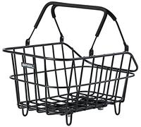 Basil Cento Alu Cestino per Bicicletta. Unisex Adulto, Nero opaco, 10 kg