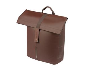Basil City Cabas de vélo MIK - 14-16 l - Vert - Imperméable - avec système MIK Studs - Idéal pour la Ville et Les Courses