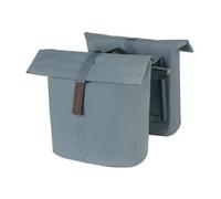 Basil Sacoche double City MIK 32 L – Cuir végétalien – Bleu