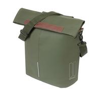 Basil City Mik Hooks Pannier 16l Vert