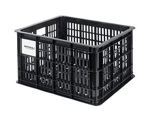 Basil Coffre de vélo Crate M Unisexe pour Adultes , Noir, 40 cm x 33 cm x 25 cm