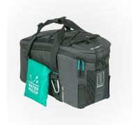 Basil Discovery, Borse Portapacchi Unisex Adulto, Nero Melee, 36X16X5X20
