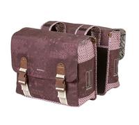 BASIL - Double Sacoche Arrière pour Vélo - BOHEME - 35L - Étanche - 37x15x37 cm
