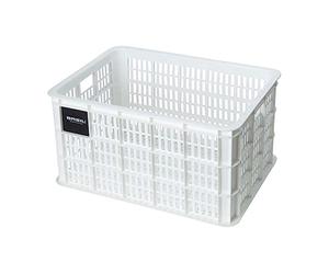 Basil Fietskrat L Groot 40 Liter Wit