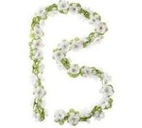 Basil Fil floral Flower Garland 120 cm blanc G