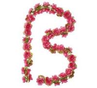 Basil Fil floral Flower Garland 120 cm fuchsia G