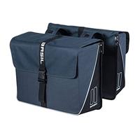 Basil Sacoches vélo Forte Double 35 L Réfléchissantes Étanches Bleu Navy
