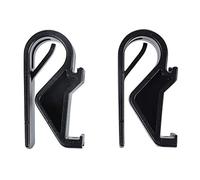 Basil Crochets Hook-on-System Sports pour Ø 10–12 mm Noir – Lot de 2