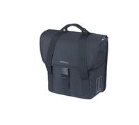 Basil Go Single Bag Shopper Sac de Courses 16 l, Noir, imperméable, idéal pour Les trajets en Ville, Les Courses et l'utilisation Quotidienne