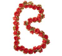 BASIL Guirlande à Fleurs décorative pour vélo Rouge
