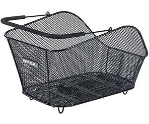 Basil Icon M Mik Panier arrière Unisexe, Noir, Taille Unique