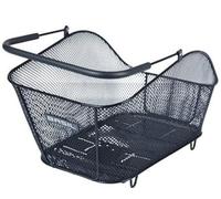 Basil Icon M Panier de vélo Multi-système - 26 l - Noir - avec Fond Multi NX - Compatible avec Tous Les systèmes de Porte-Bagages Courants - Idéal pour Les Courses et Le Quotidien