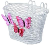 Basil Jasmin Panier de vélo pour Enfant Jeunesse Unisexe, Bianco, Taglia Unica