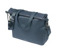 Basil Manhattan - Sac à Main de vélo - 12 l - Bleu Marine - Imperméable - Fabriqué en Polyester recyclé (IPX3) - Idéal pour Les trajets et la Vie Quotidienne