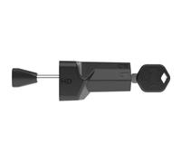 Basil MIK HD Lock - Goupille de sécurité avec serrure - Acier inoxydable | MIK HD, goupille de sécurité, serrure, acier inoxydable, antivol, siège enfant, boîte de transport, Heavy Duty