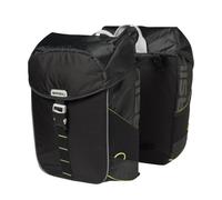 Sacoche arriere velo double basil miles waterproof 32l noir liseret jaune fluo (