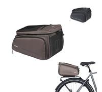 Basil Sacoche de porte-bagages Move MIK 10-26 L marron, imperméable, plaque MIK verrouillable