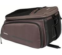 Basil Move MIK Sacoche de Porte-Bagages 10-26 l, Marron, imperméable, Durable en Polyester recyclé, avec Plaque d'adaptation MIK verrouillable
