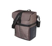 Basil Move MIK Studs Sac à bandoulière de vélo imperméable avec système MIK Studs Idéal pour Les trajets et Les Loisirs Marron 15 l