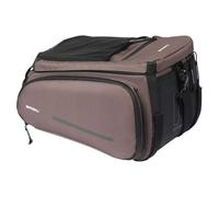 Basil Sacoche de porte-bagages Move 10–26 l, imperméable, polyester recyclé, Marron