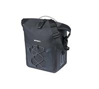 Basil Navigator M MIK Studs - 14 l, Noir, étanche, avec système de Micro Studs, idéal pour Les navetteurs et Les activités de Plein air