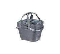 Basil Panier avant Classic Carry All Klickfix Unisexe adulte Gris mêlé 15 l
