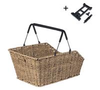 Basil Panier arrière Cento Rattan Look Mik Marron