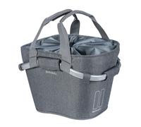 Basil Panier avant Classic Carry All Klickfix Unisexe adulte Gris mêlé 15 l