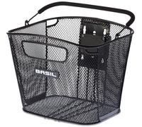 Basil Panier avant Bold KF 28x34x27cm, étroit, avec support, noir