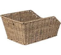Basil Cento Rattan Look Cestino per Bicicletta. Unisex Adulto, erba Marina, 47 cm x 47 cm x 22 cm