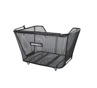 Basil Panier pour vélo arrière Lesto 32 x 41,5 x 27 cm, à mailles serrées, noir