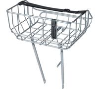 Basil Panier pour vélo avant Portland 43,5x36x22,5cm, chrome