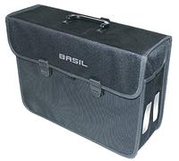 Basil Malaga Xl Carrier Bag 17l Noir Black