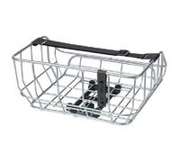 Basil Portland Mik Rear Basket 25l Argenté Silver