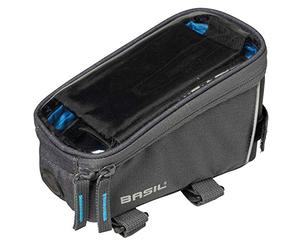 Basil Rahmentasche-2179225320, Tasche per Telaio. Unisex-Adulti, Grafite, 1 litro