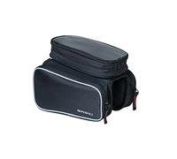Basil Rahmentasche-2179225350 Doppia Borsa Unisex -Adulto, Nero, Taglia Unica
