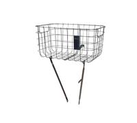 Basil Panier de vélo Robin – Unisexe adulte, argent, 10 kg