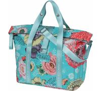 Basil Sac à main Bloom Field KF crochet sky blue, 29x15x26cm, 8-11ltr