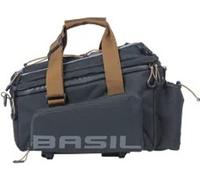 Basil Miles Mik Borsa portapacchi Unisex Adulto, Ardesia nera, 9-36L