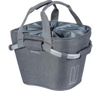 Basil Sac de ville ClassicCarryAll Front grey melee, amovible oh Halt,28x37x26cm, gris
