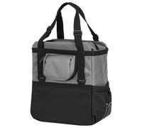 Basil – Sac Shopper XL – 17 l – Gris Black / Grey