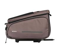 Basil Sacoche de porte-bagages Move MIK 10-26 L marron, imperméable, plaque MIK verrouillable