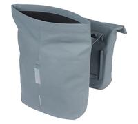 Basil Sacoche double City MIK 32 L – Cuir végétalien – Bleu