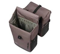 Basil Sacoche double Move MIK – 30 l imperméable, MIK verrouillable – Marron