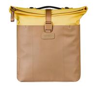 Basil Vive - Double Sacoche de vélo - 28-35 l - avec Plaque d'adaptation MIK - Imperméable - Réfléchissant - en matériau recyclé - 30 x 14 x 38 cm - Jaune